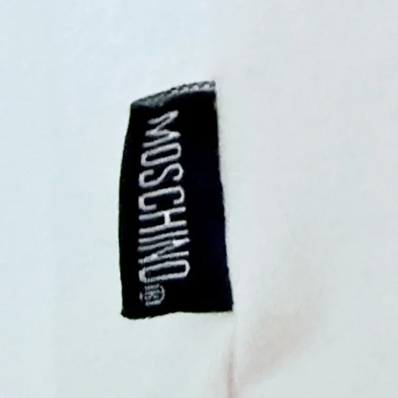 Vintage Y2K MOSCHINO Jeans stretch tank muscle shirt w/ colorful sequin dots S/M - Picture 4 of 13